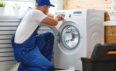 Washing machine repair technician